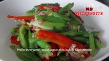 Stir Fried Green Beans Recipe!! Easy Simple way of cooking green beans at home yet like 5 star hotel