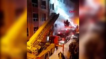 Garajda yangın çıktı; binalardan 60 kişi tahliye edildi