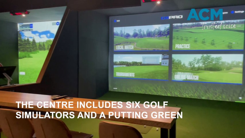 Wollongong's only indoor golf centre just opened. Take a look inside.