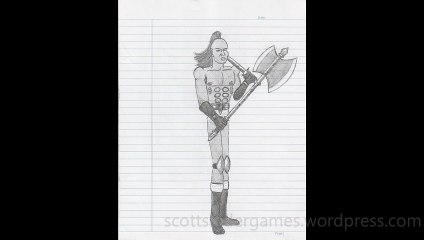 Barbarian Pencil Sketch Video #15 (03-01-2024)