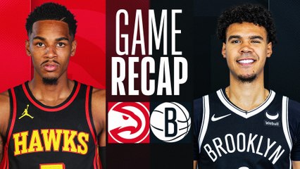 Game Recap: Nets 124, Hawks 97