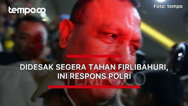 Didesak Segera Tahan Firli Bahuri, Ini Respons Polri