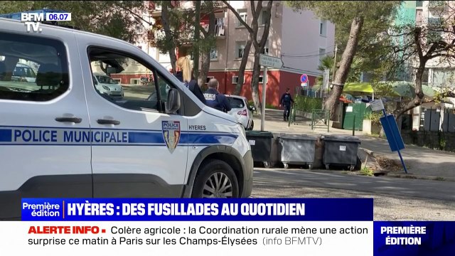 J'avais l'impression que c'était sous mes fenêtres, ça fait peur : à Hyères, dans le Var, des fusillades au quotidien