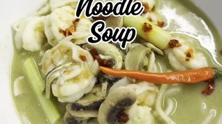 Ramadan Recipes: Green Curry Noodles with Shrimp