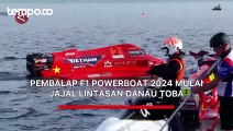 Pembalap F1 Powerboat 2024 Mulai Jajal Lintasan Danau Toba
