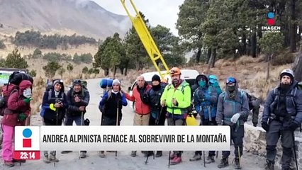 Alpinista Andrea Hernández cuenta su experiencia  | Imagen GDL con Rey Suárez