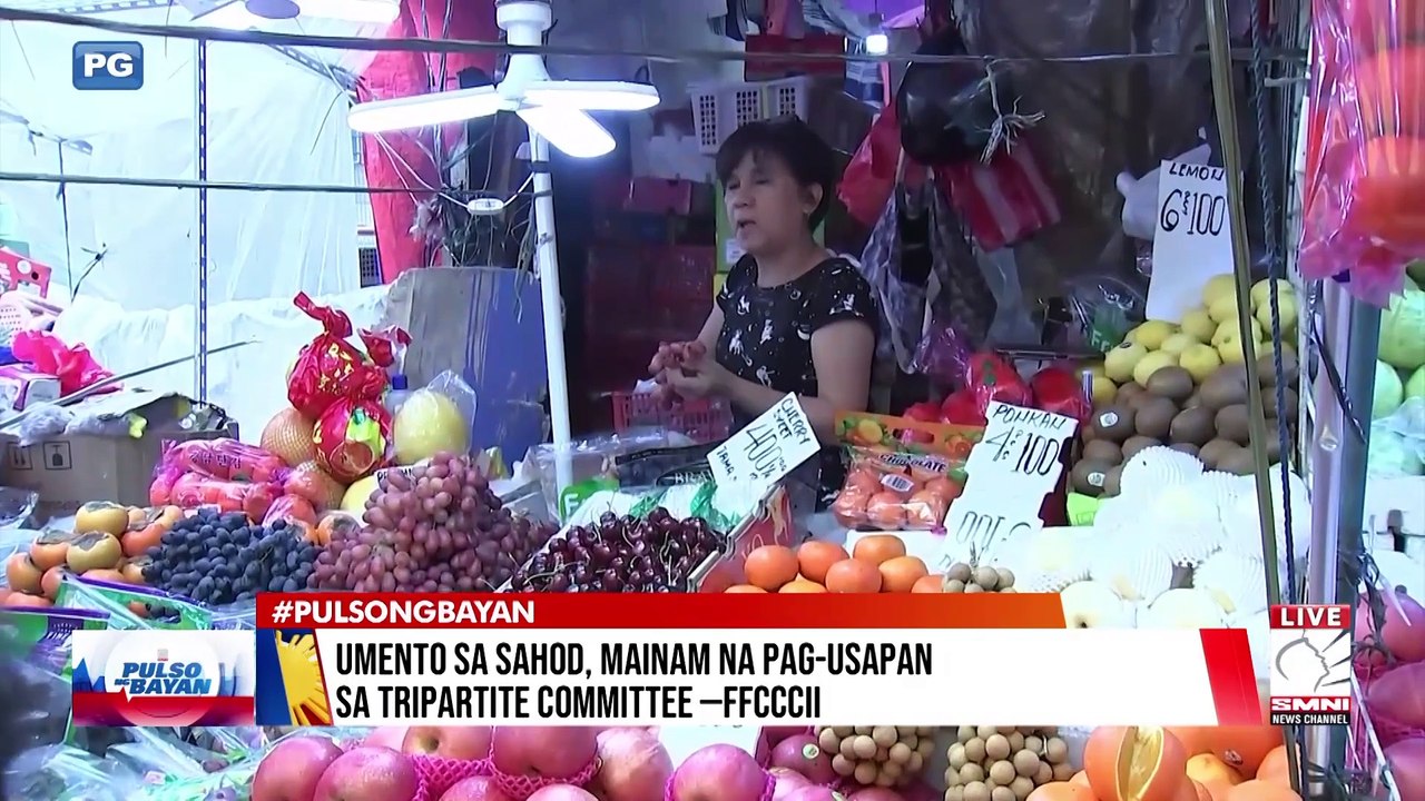 Umento sa sahod, mainam na pinag-usapan sa Tripartite Committee −FFCCCII | via Jayson Rubrico