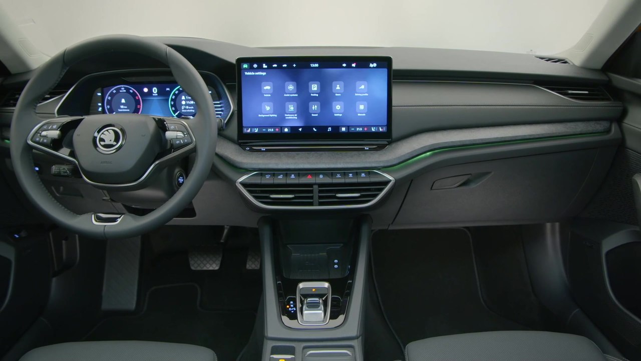 Der Škoda Octavia - Sportlich-schwarze Innenausstattung mit den Design Selections RS und RS Lounge