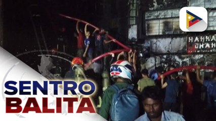 44 patay, 40 sugatan sa sunog sa Bangladesh