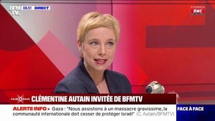 Clémentine Autain: "Je suis favorable à ce qu'on aide militairement l'Ukraine"