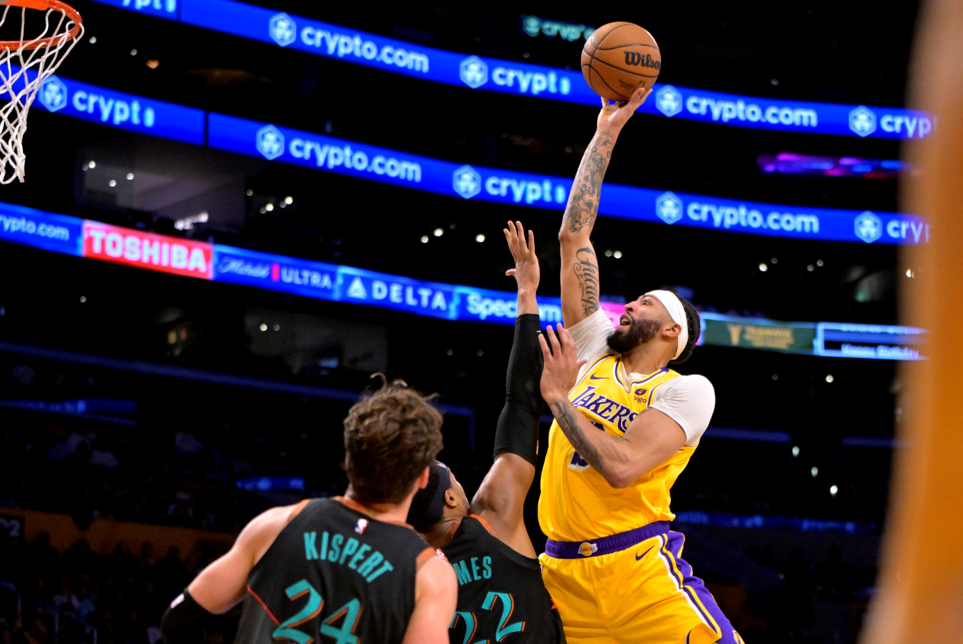 NBA : Les Lakers luttent jusqu'en prolongation contre Washington