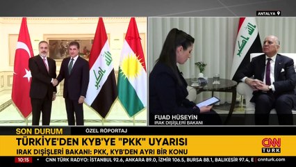 Irak Dışişleri Bakanı Hüseyin CNN TÜRK'e anlattı: Türk heyeti ile yeniden görüşme ne zaman?