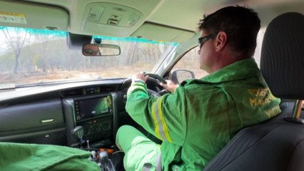 Crews cleaning up Victorian fireground