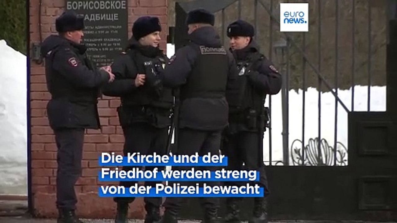 Vor Nawalnys Beerdigung: Drohanrufe gegen Leichenbestatter