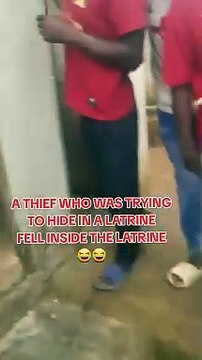 Un voleur retrouvé caché dans le trou des toilettes turques