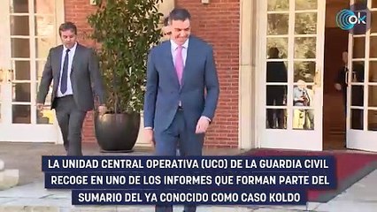 La UCO apunta a Sánchez: destaca que el gran contrato del ‘caso Koldo’ «se comunicó al Consejo de Ministros»