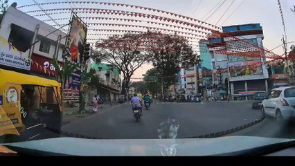 Relaxing 4k evening drive