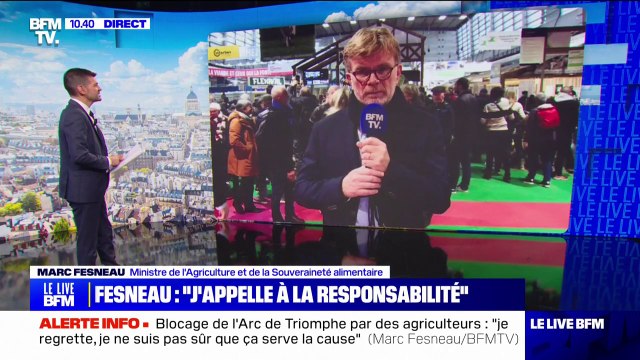 Les animaux sont bien traités ici : Marc Fesneau réagit aux propos de Sandrine Rousseau sur la maltraitance des animaux au Salon de l'agriculture