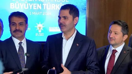 AK Parti İBB Başkan Adayı Murat Kurum, Beşiktaş'ta 'Üreten İstanbul Büyüyen Türkiye' programına katıldı