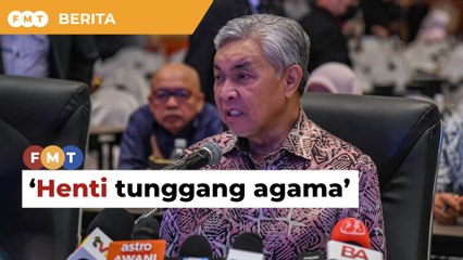 Henti tunggang agama, Zahid beritahu pemimpin politik