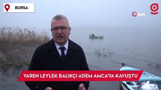 Yaren Leylek 13. kez Balıkçı Adem Amca'ya kavuştu