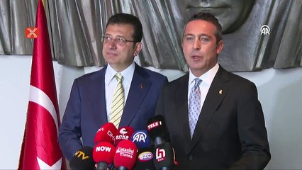 Ekrem İmamoğlu, Ali Koç ile bir araya geldi