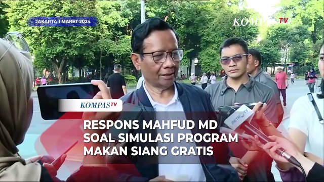 Soal Simulasi Makan Siang Gratis, Mahfud MD: Lebih Etis Usai Presiden Baru Dilantik