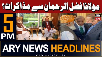 Download Video: ARY News 5 PM Headlines 1st March 2024 | Nawaz Sharif ki Maulana Fazal-ur-Rehman ki ghar amad