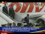 Jefe de Estado arriba a San Vicente y Las Granadinas para participar en cumbre de la CELAC