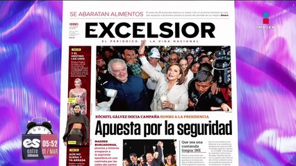 Primeras planas de los periódicos | 1 de marzo de 2024