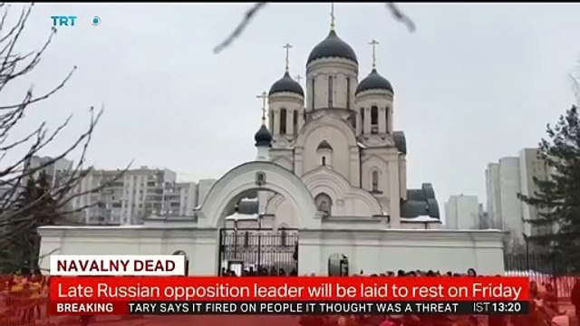 Estas son las imágenes del funeral del líder opositor ruso Alexéi Navalny en Moscú