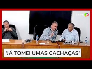 Vereador diz que tomou 'umas cachaças' antes de sessão em SC: 'Todo mundo toma'