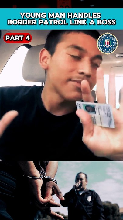 Young Man Handles Border Patrol Like A Boss  Part 4 @bulecitypolice #police #fbi #border #lawenforcement #rights