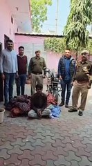 फैक्ट्री से कपड़ा चोरी करने वाला गिरफ्तार