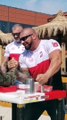ArmWrestling Madness An Intense Battle Between a Soldier and a Polish Champion   Madamelor #shorts