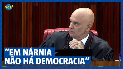 Moraes ironiza comentário em julgamento: "Em Nárnia não há democracia"