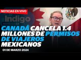 Visa canadiense para mexicanos l Reporte Indigo