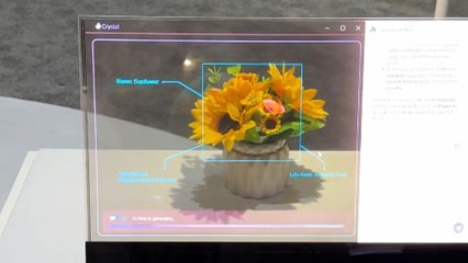 A glimpse of futuristic technology with Lenovo transparent laptop