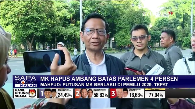 Putusan MK Terkait Ambang Batas Parlemen 4 Persen Dihapus, Ini Kata Komisi II DPR dan Perludem