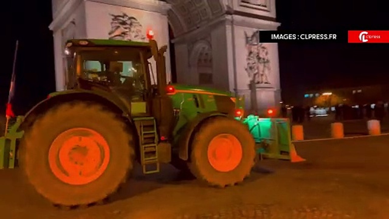 Manifestation agricole à Paris : La Coordination rurale bloque les Champs-Élysées et converge vers la capitale