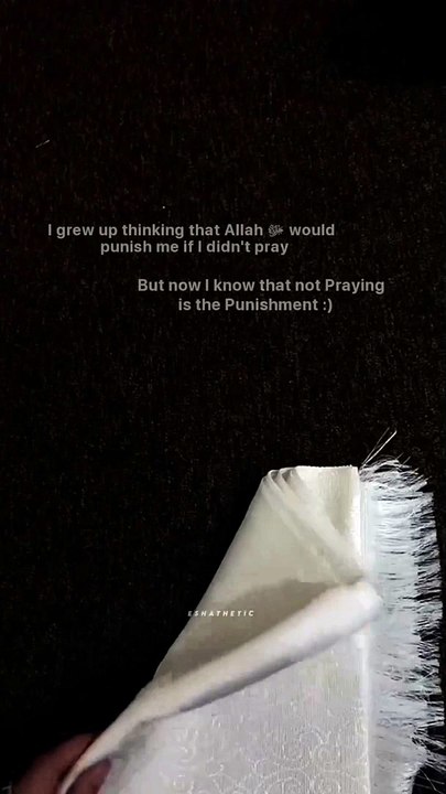 When Allah is upset with you then He doesn't invite you for prayer hence it's a big punishment for you   Beautiful Islamic Video #islamic#islamicstatus #videos #hijab #islamiccollections#islamictreasures52