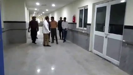 कलेक्टर ने कोनी में बन रहे 240 बेड मल्टीस्पेशलिटी हॉस्पिटल का किया निरीक्षण