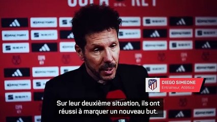 Simeone : “Nous devons féliciter nos adversaires, continuer à travailler et à lutter”