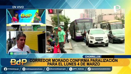 Corredor Morado: “los usuarios no tienen que pagar por la incompetencia de las autoridades”