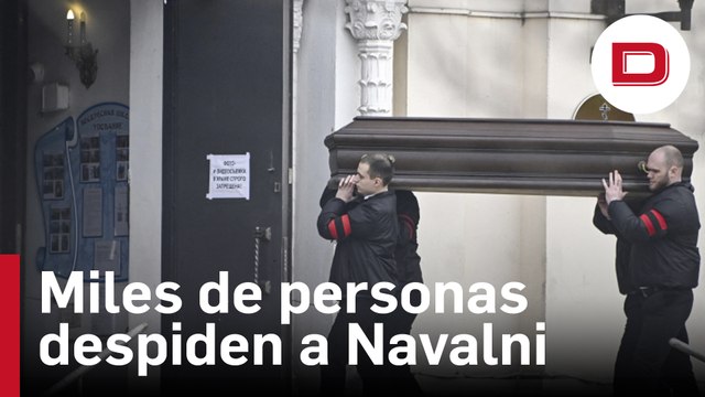 El entierro de Navalni reúne a miles de personas en la mayor expresión anti Putin desde el inicio de la guerra
