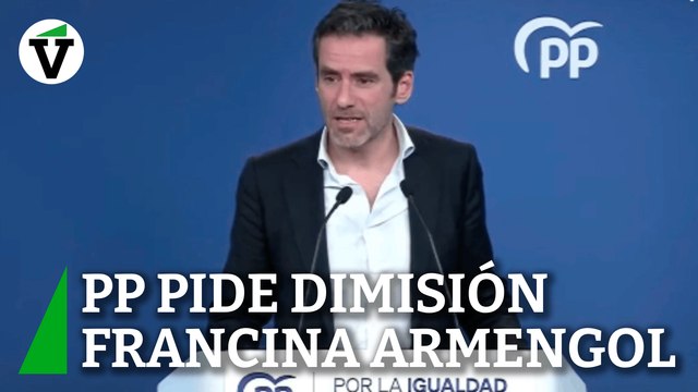 El PP exige la dimisión de Armengol por el Caso Koldo