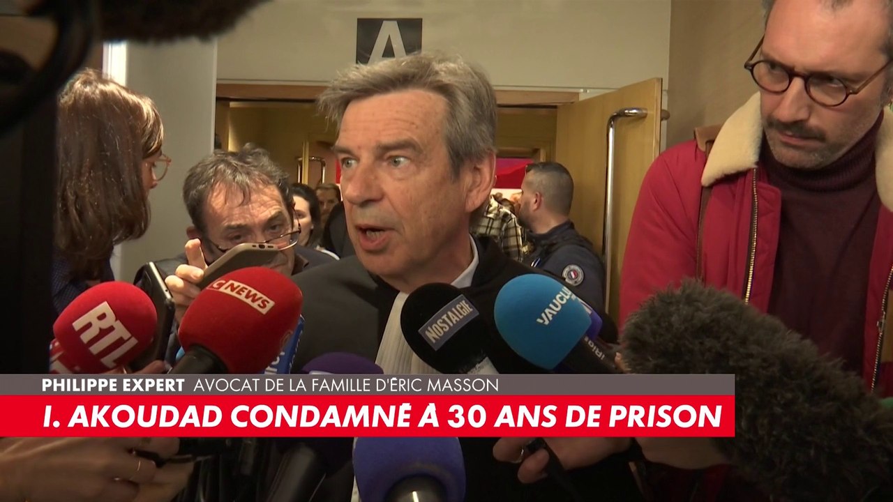 Philippe Expert, avocat de la famille d’Éric Masson : «Pour la famille Masson, c’est une satisfaction»