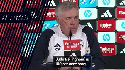 Ancelotti provides positive injury update on Jude Bellingham