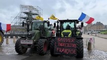 Francia, i trattori arrivano fino alla reggia di Versailles