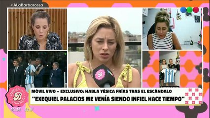 Yésica Frías ventilando